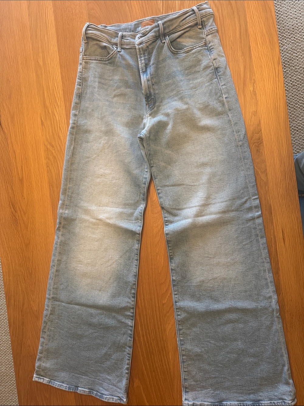MOTHER Light Blue Bootcut Jeans for Men